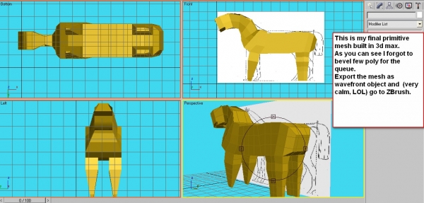 Creation of A colt: Step 8